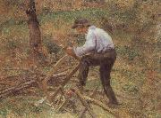 Camille Pissarro The Woodcutter painting